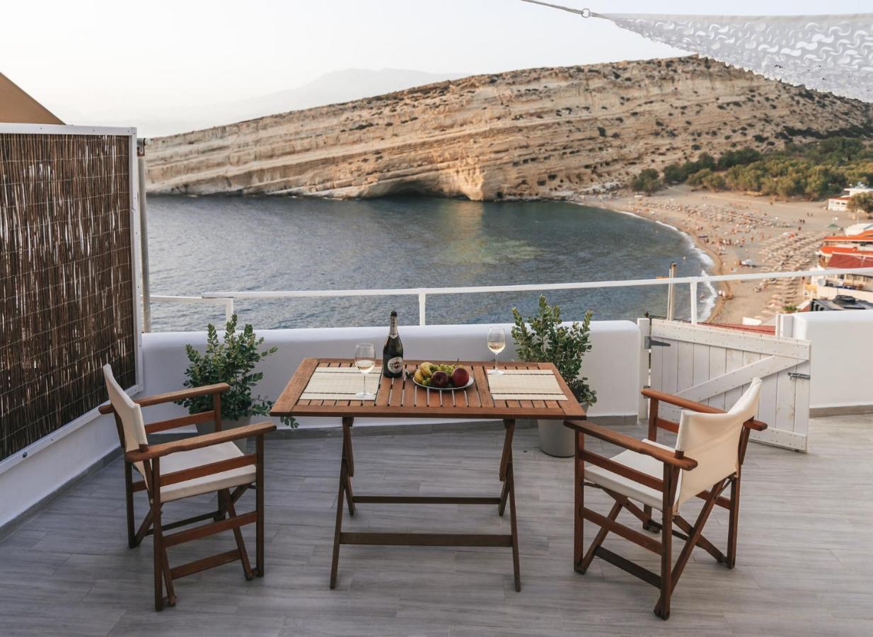 Nostos Cave Seaview Apartment Matala Esterno foto
